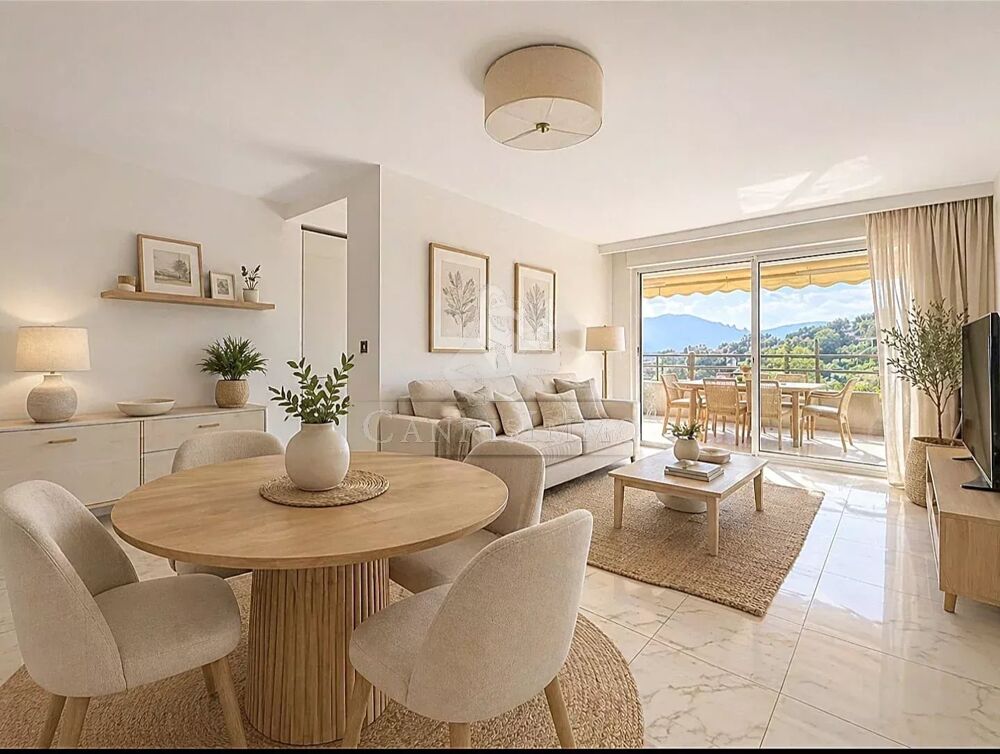 Vente Appartement MANDELIEU 3pièces rénové  2 chambres, 2 salles d''eau terrasse + Mandelieu-la-napoule