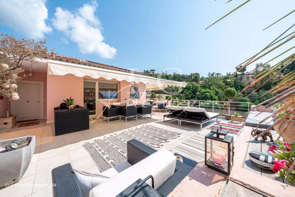 Vente Appartement Villa sur le toit vue Mer avec immense terrasse Théoule-sur-mer