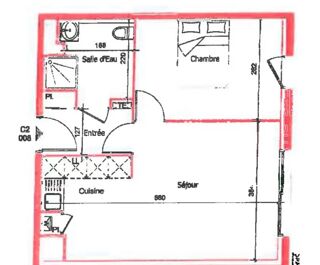  Appartement � vendre 2 pi�ces 43 m�