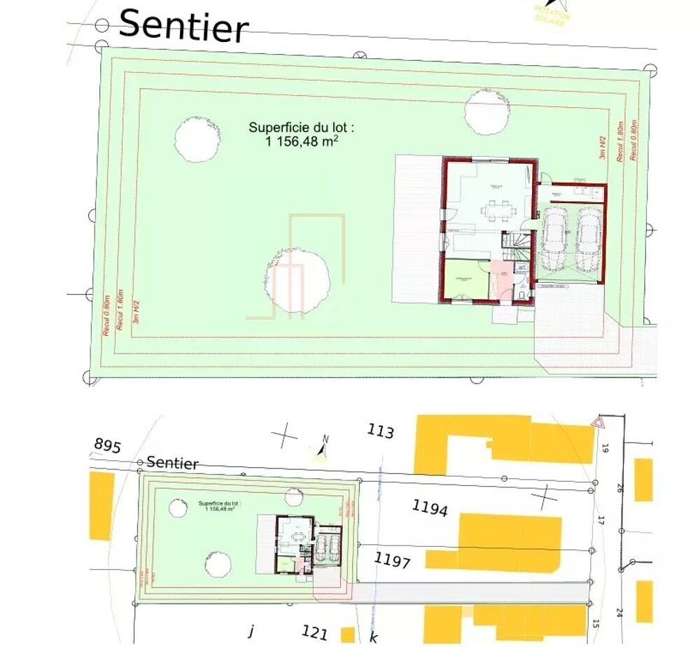 Vente Terrain !! OPPORTUNITE à SESSENHEIM !! Terrain de 11.64 ares en seconde Sessenheim