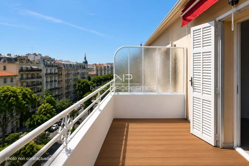 Nice, Carré D'or, superbe 3 pièces, terrasse Sud