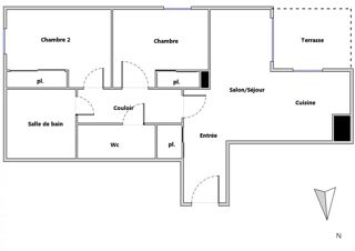  Appartement à vendre 3 pièces 52 m²