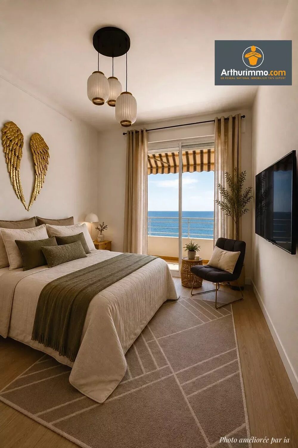 Vente Appartement Appartement T4 avec balcon et vue dégagée sur le golfe dAjaccio. Ajaccio