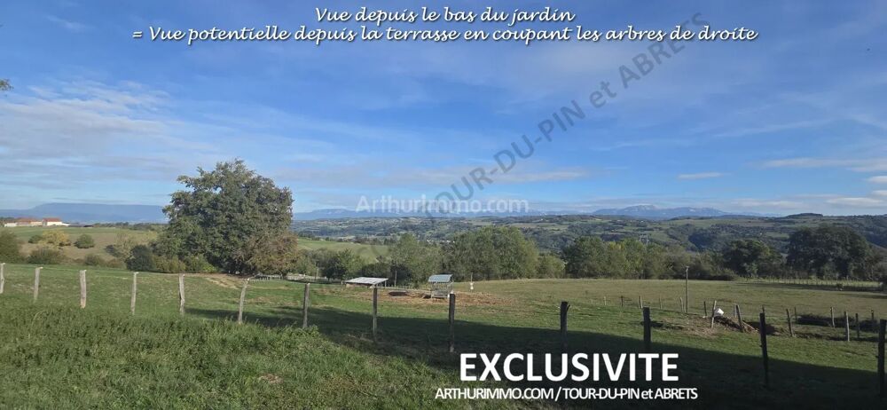 Vente Maison Maison sur sous-sol, AVEC VUE imprenable. Les abrets en dauphiné