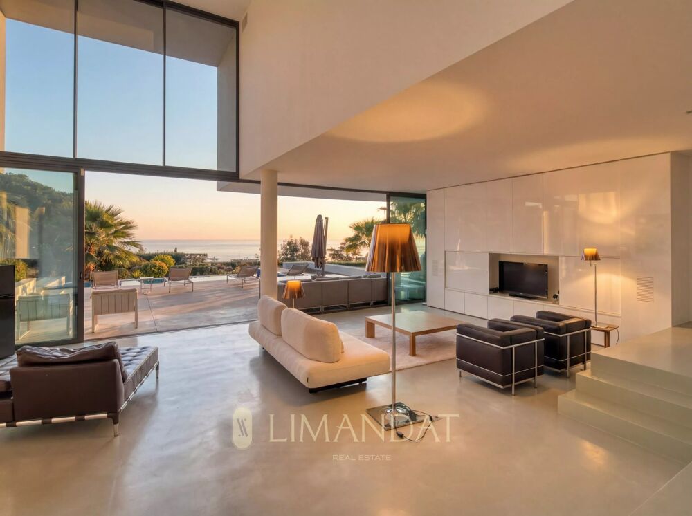 Location Maison Golf Juan - Villa 4 chambres - Vue Mer Panoramique Cannes