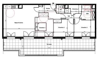  Appartement � vendre 4 pi�ces 80 m�