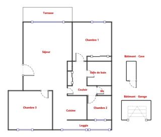  Appartement � vendre 4 pi�ces 89 m�