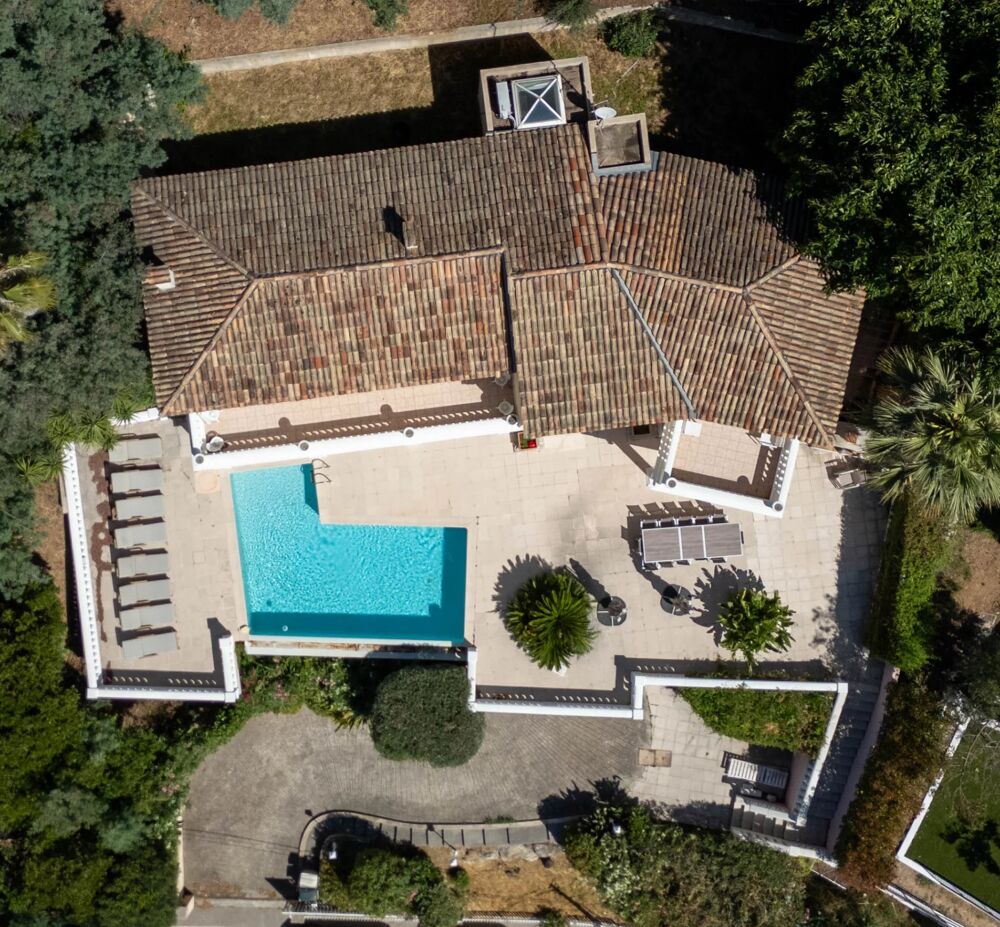 Mandelieu vente villa vue mer panoramique
