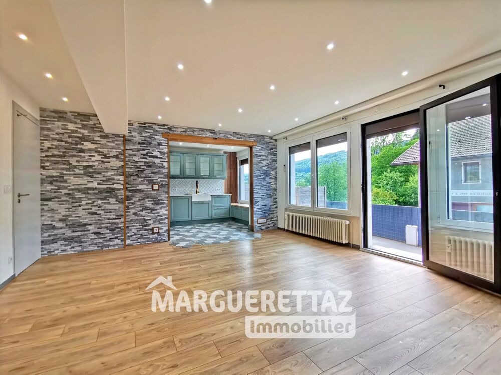 Lumineux T4 rénové avec goût avec grande terrasse, cave, garage