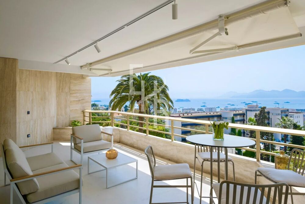 Cannes Californie. somptueux 4 p avec vue mer pano et parking