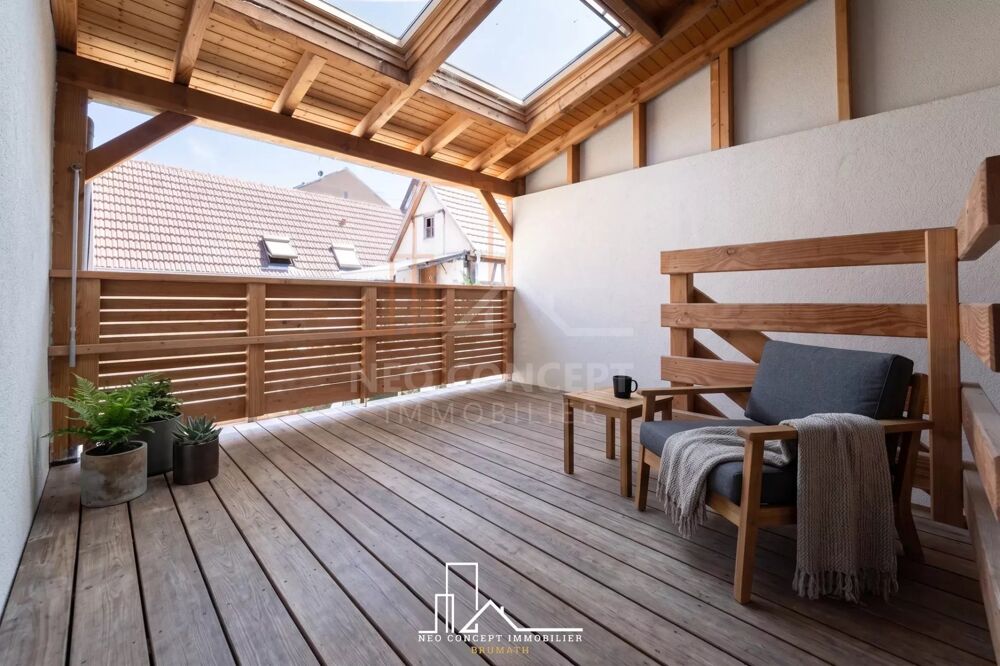 Superbe Duplex Rénové avec Terrasse  Au Coeur de Brumath !