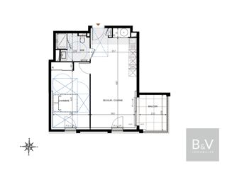  Appartement � vendre 2 pi�ces 46 m�