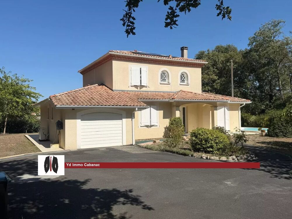 Vente Maison MAISON 4 CHAMBRES AVEC BEAU TERRAIN ET PISCINE Cabanac-et-villagrains