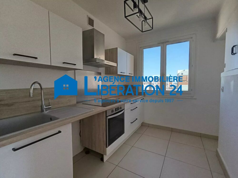 SUPERBE T3 REFAIT A NEUF DERNIER ETAGE GRANDS BALCONS