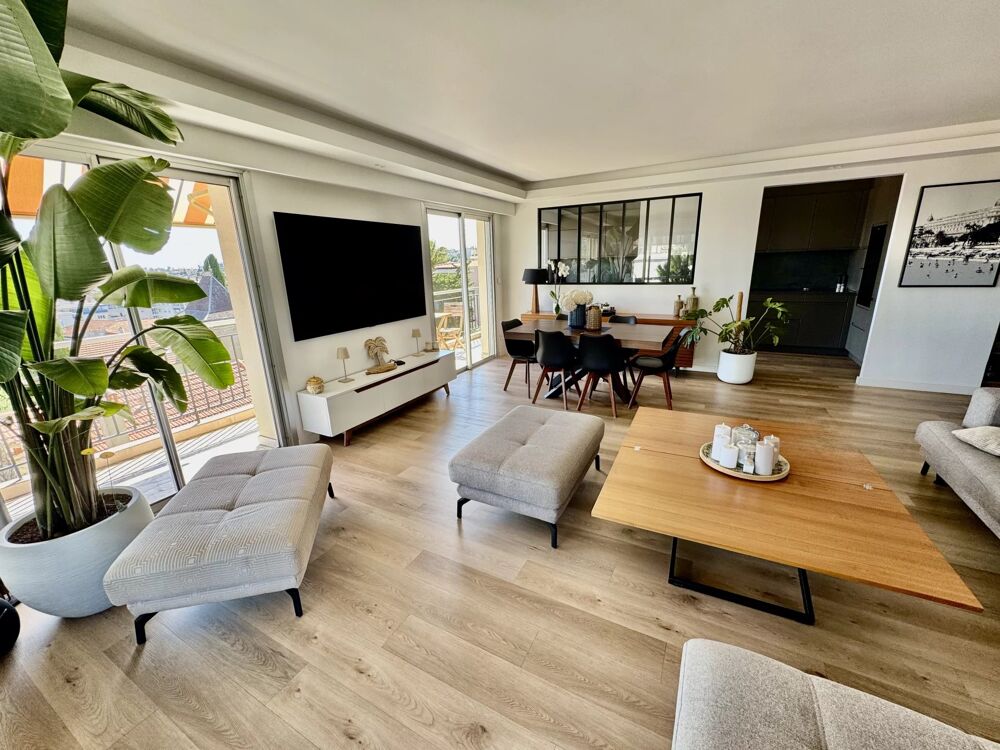 Le Cannet vente appartement 3P vue mer