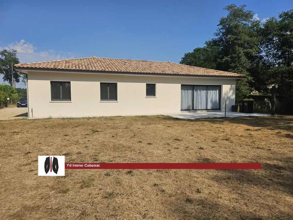 Maison contemporaine neuve de 118 m² sur un terrain de 1 281 m²
