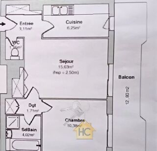  Appartement � vendre 2 pi�ces 42 m�