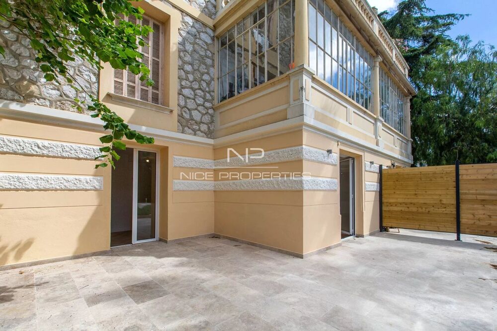 Nice Gairaut, superbe Rez-de-jardin rénové dans maison bourgeois