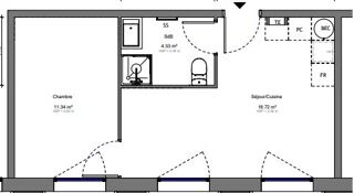  Appartement � vendre 2 pi�ces 34 m�