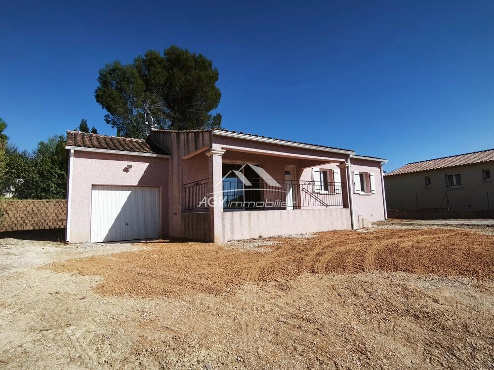 Vente Maison Lézan, maison plain pied, 2 chambres + 1 bureau, garage, terrain Lézan