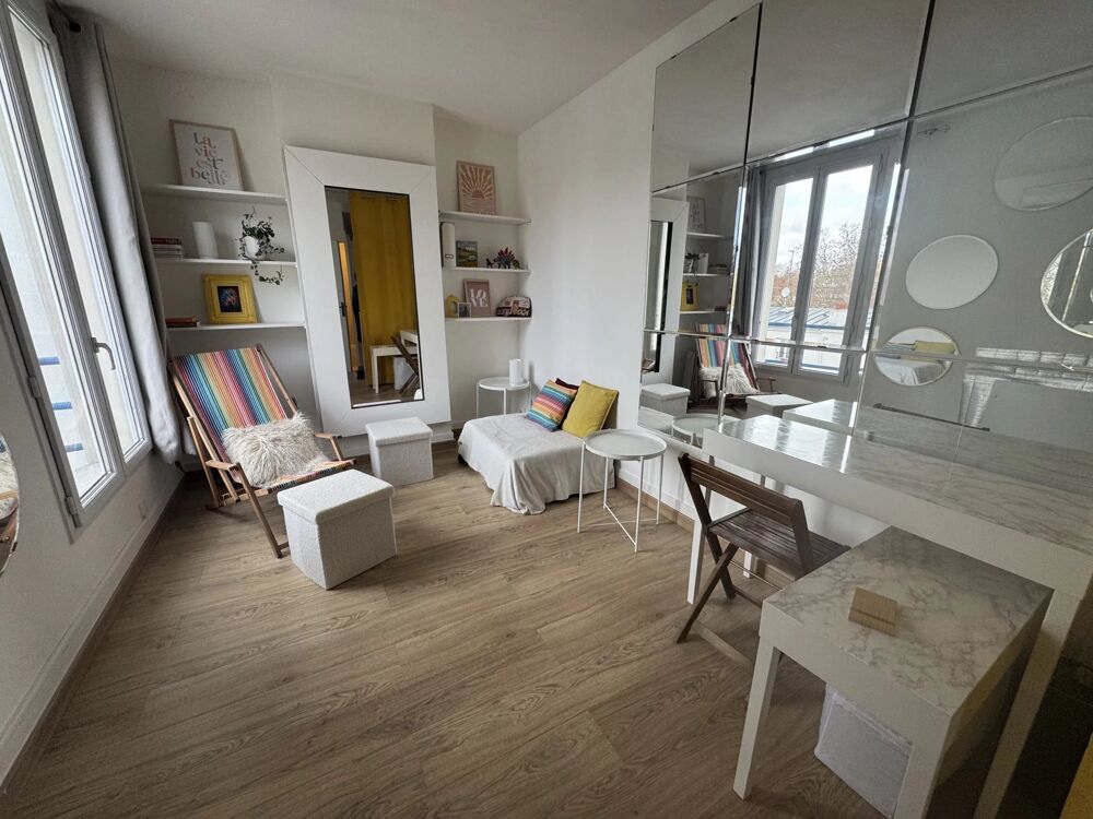 Vente Appartement studio calme et clair Paris 19