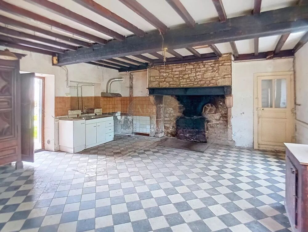 Maison, grange, vue Pyrénées