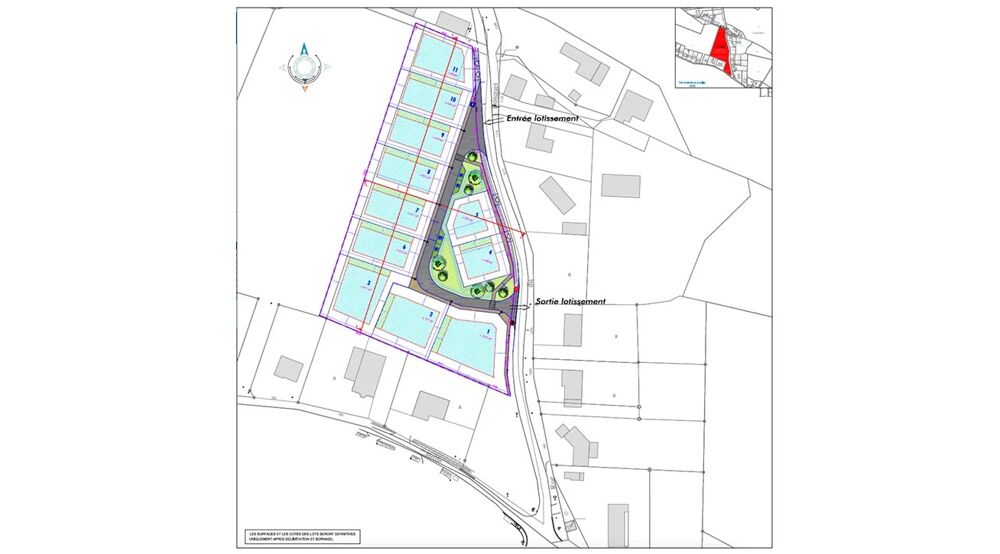 Vente Terrain Terrains constructibles viabilis�s libres de constructeurs Bellebrune