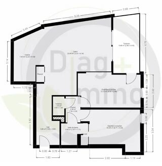  Appartement � vendre 3 pi�ces 73 m�