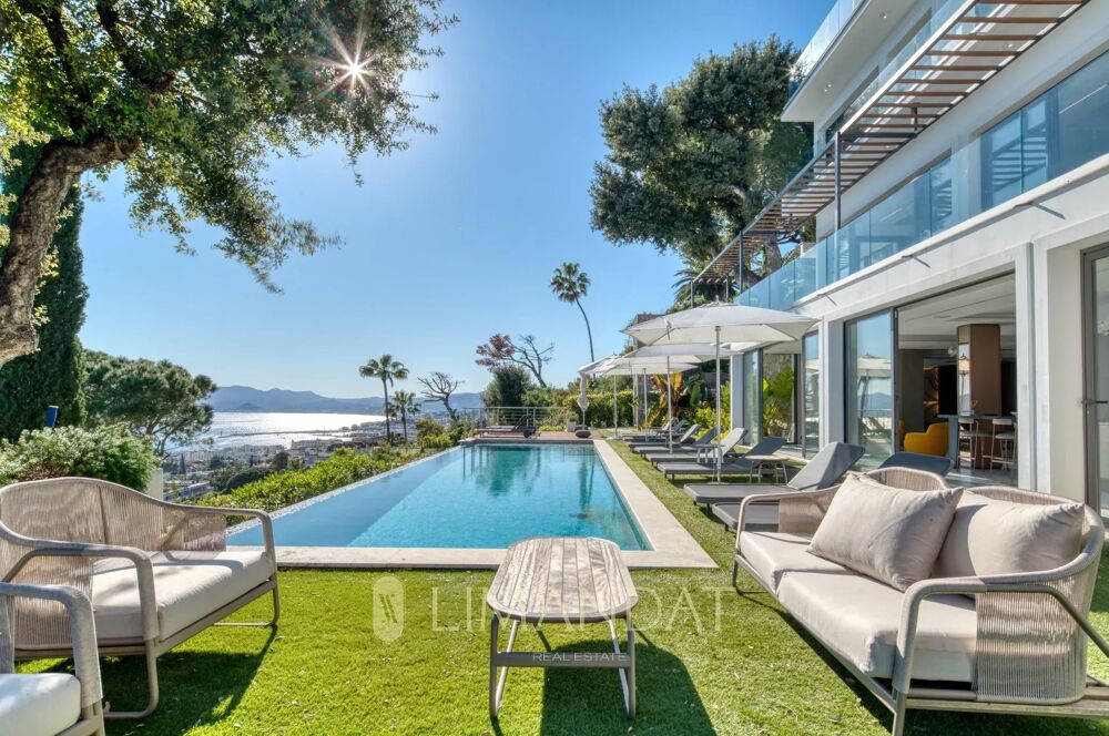   Cannes, villa contemporaine avec vue mer – 6 suites – Piscine à Provence-Alpes-Côte d'Azur, Cannes (06400)