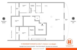  Appartement � vendre 5 pi�ces 158 m�