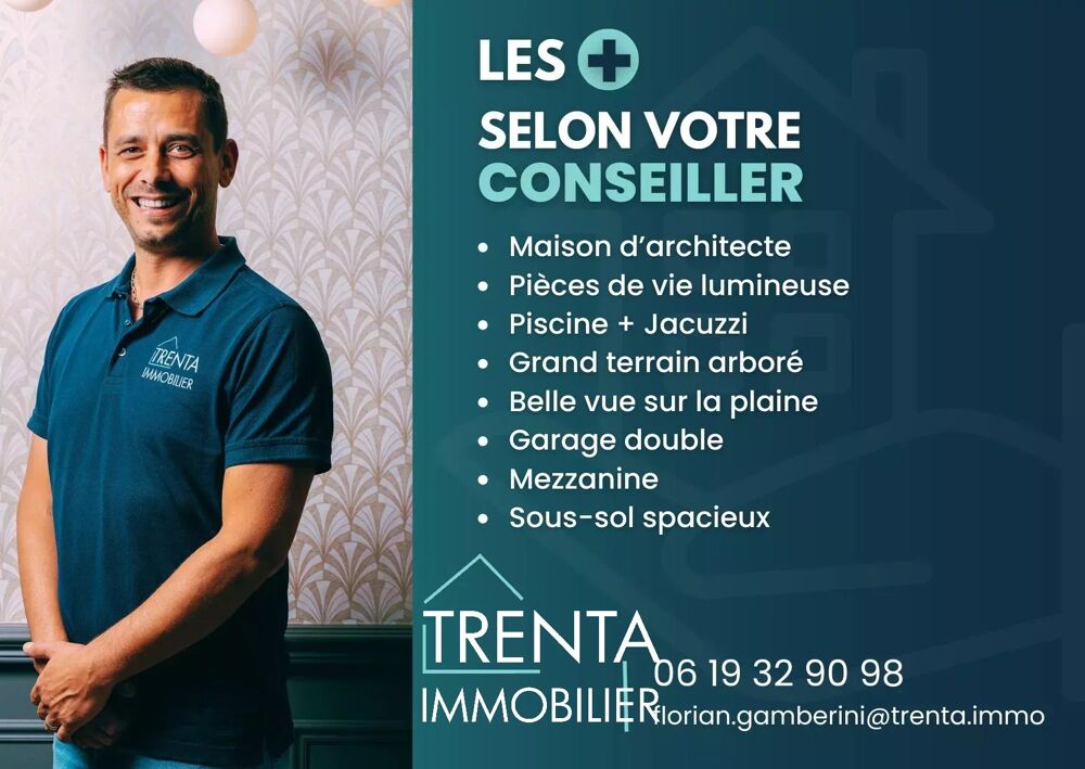 Vente Maison Maison d'architecte à vendre de 178 m² sur la commune de La Buis La buisse