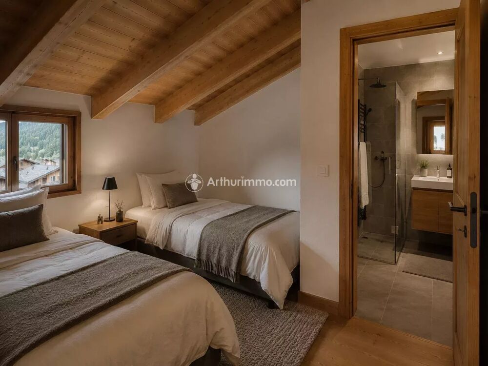 Vente Villa MORZINE – LES GRANGES Chalet 4 suites – Vue montagnes – À 3 minu Morzine