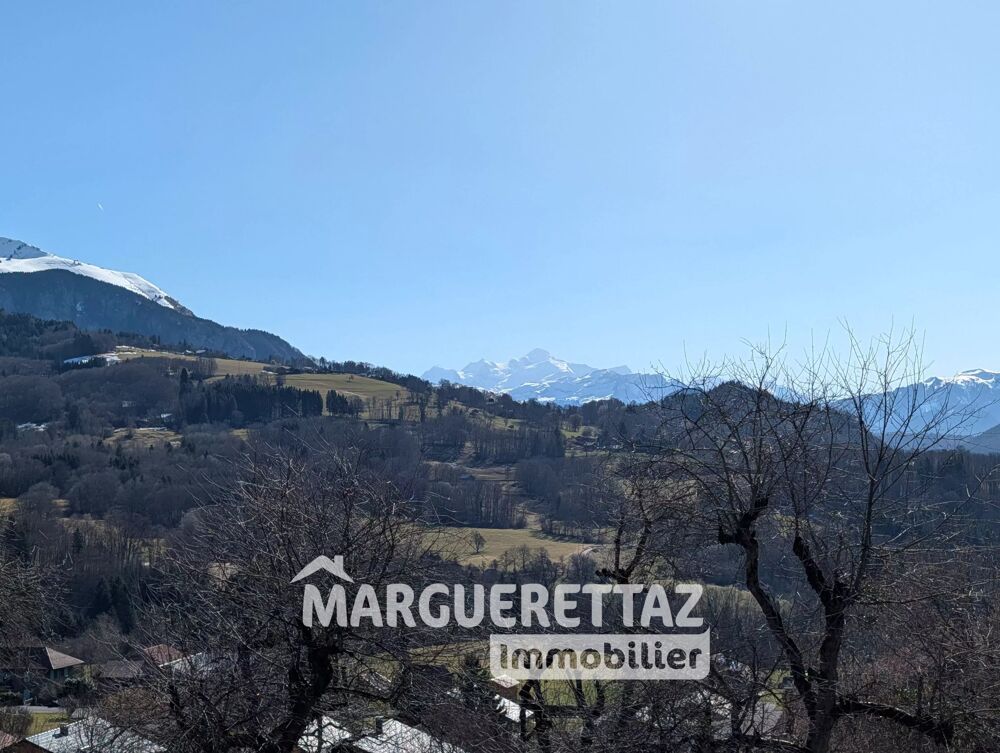 Vente Terrain A ONNION TERRAIN CONSTRUCTIBLE VIABILISE VUE MONT-BLANC Onnion