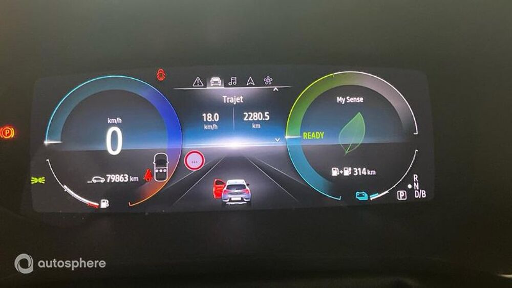 Captur 1.6 E-Tech Plug-in 160ch Intens 2020 occasion 93250 Villemomble