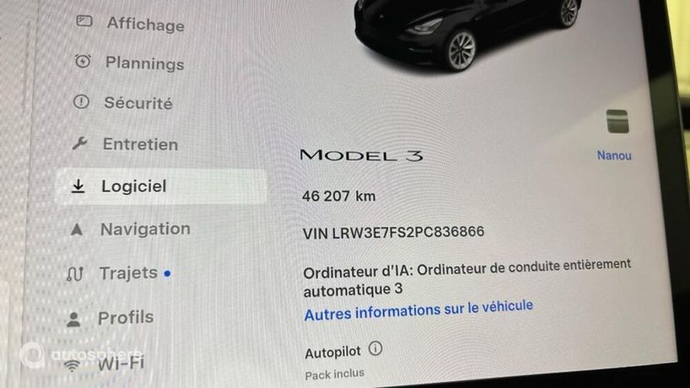 Model 3 Standard RWD 2023 occasion 17138 Puilboreau