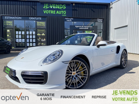 Porsche 911 TURBO S Cabriolet 3.8 580cv PDK origine France 2017 occasion Appoigny 89380