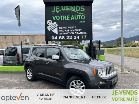 Jeep Renegade 1.6 MultiJet 120ch Limited 2017 occasion Argelès-sur-Mer 66700