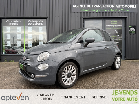 Fiat 500 1.2 8v 69ch Popstar 2019 occasion Clermont-l'H&eacute;rault 34800