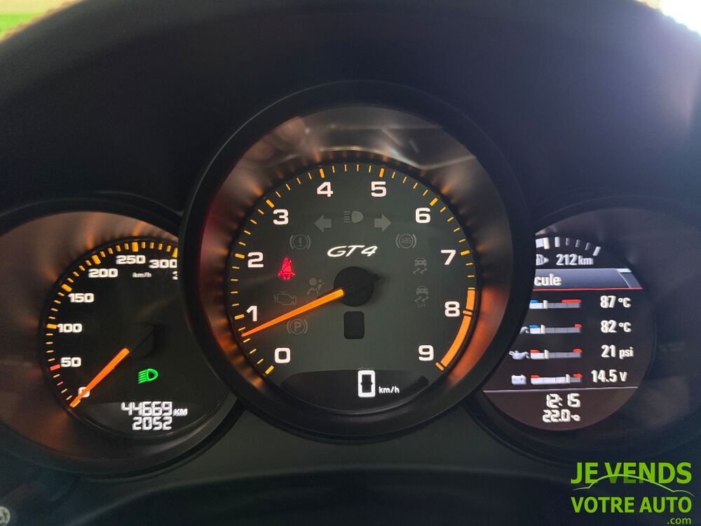 Cayman 3.8 385ch GT4 2015 occasion 68110 Illzach