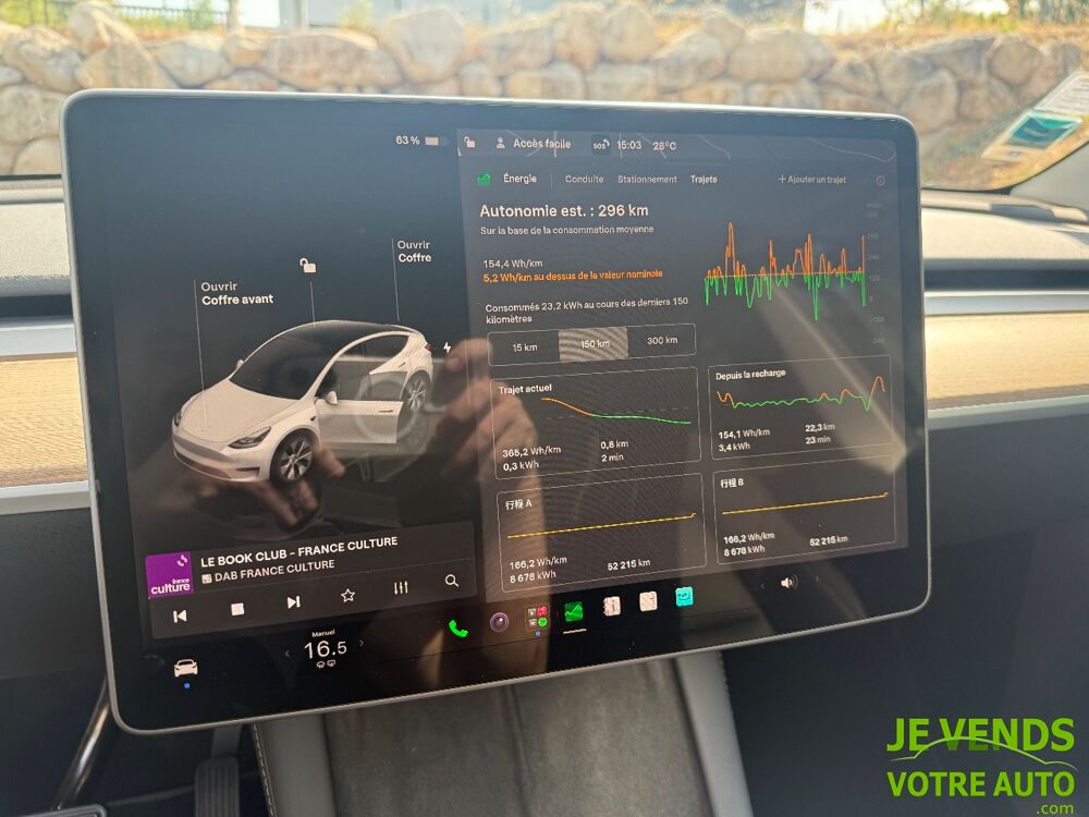 Model Y Tesla AWD Long Range - Dual Motor - Radars USS - Ryz 2022 occasion 34800 Clermont-l'H&eacute;rault