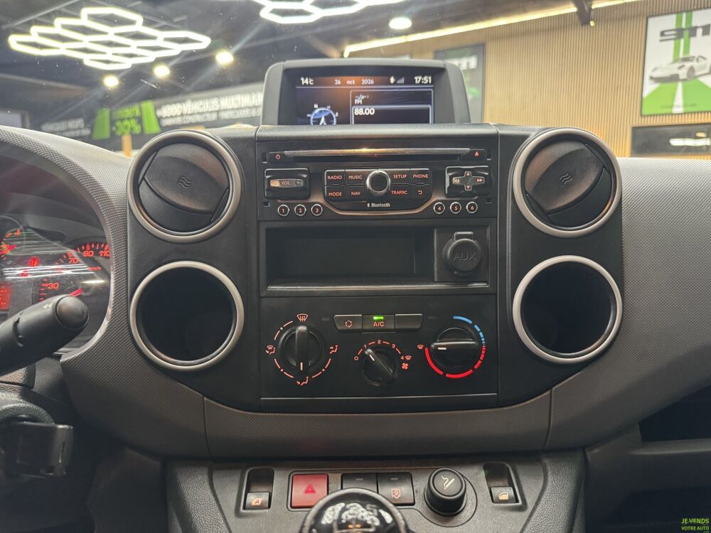 Partner 120 L1 1.6 HDi FAP 75 Pack CD Clim Nav - Distribution ok - 2 2015 occasion 77240 Vert-Saint-Denis