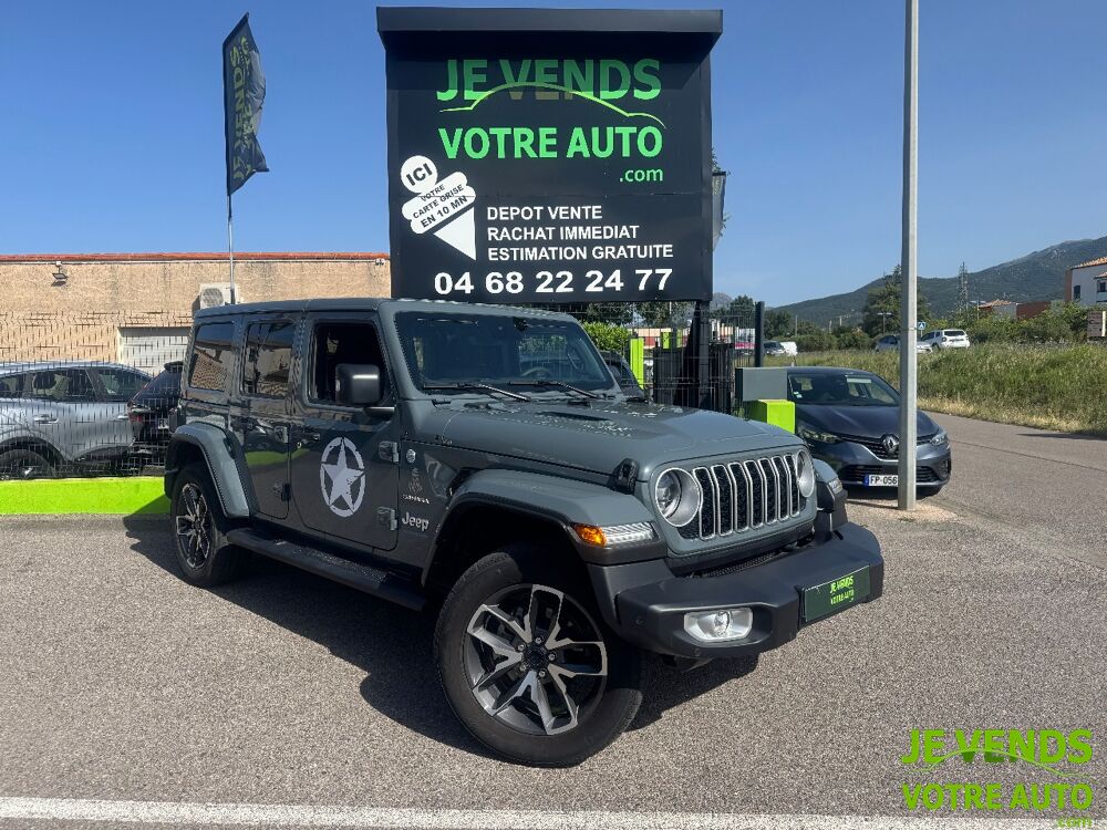 Wrangler 4xe hybride rechargeable my24 sahara 2.0t 380 cv 2024 occasion 66700 Argel&egrave;s-sur-Mer