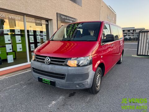 Volkswagen Transporter Combi T5 2.0 TDI 102ch 6 Places + couchage 2 places 2011 occasion Saint-Laurent-de-la-Salanque 66250