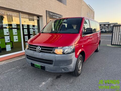 Volkswagen Transporter Combi T5 2.0 TDI 102ch 6 Places + couchage 2 places 2011 occasion Saint-Laurent-de-la-Salanque 66250