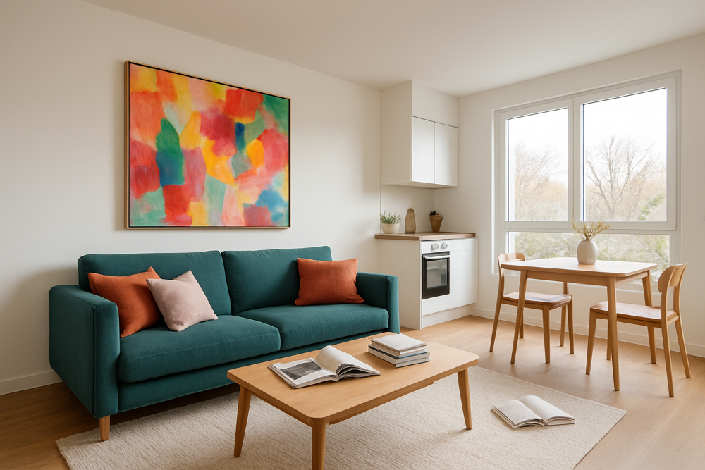 Appartement 2 pièces de 45 m2 (Verneuil-sur-Seine)