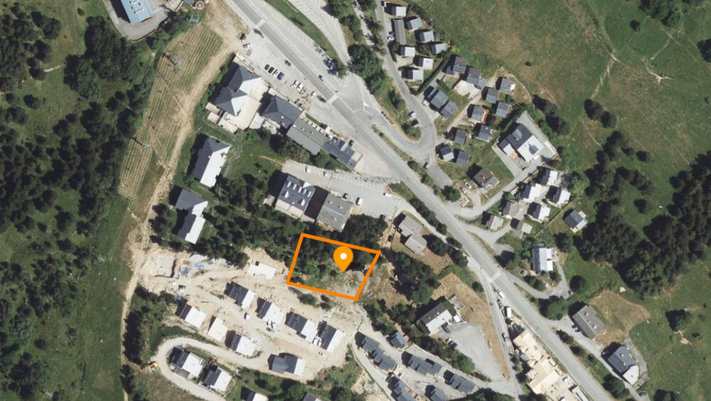 Vente Terrain Les Angles Terrain constructible possibilité 1 ou 2 chalets Les angles