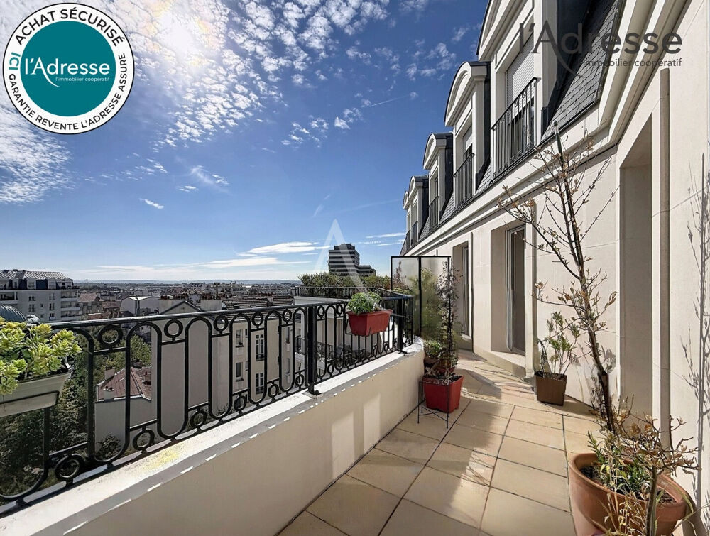 Vente Appartement PUTEAUX / Quartier Haussmannien - Duplex 5 pièces 158m² - 2 Terrasses - 1 Cave - 2 Parking - Dernier Etage Puteaux