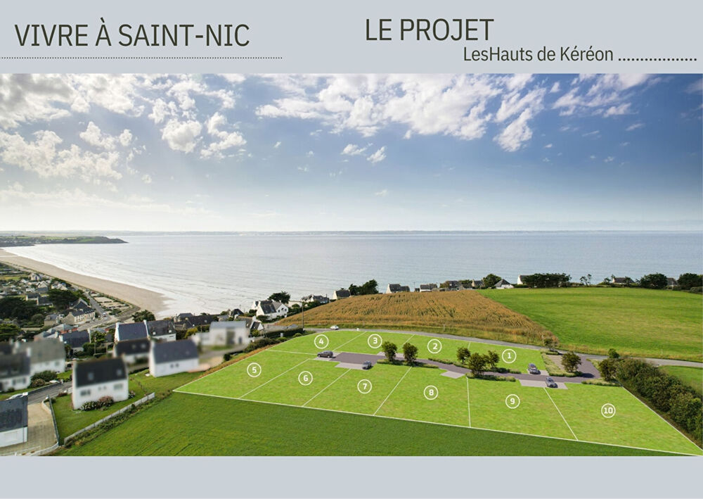 Vente Terrain Terrain Saint Nic 580m2 Saint nic