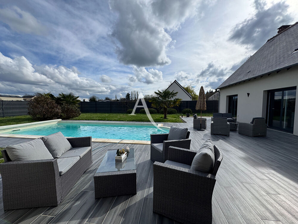 Maison d'architecte avec piscine - Pool House équipé -Prestations haut de gamme - Montlouis-sur-Loire