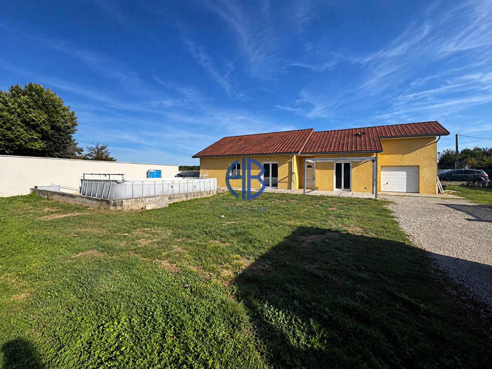 Maison de plain pied 126 m² 4 chambres terrain clos de 1000 m²